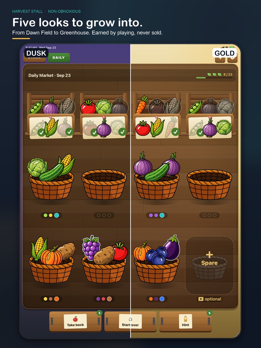 Harvest Stall on iPad, screenshot 5