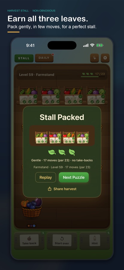 Harvest Stall on iPhone, screenshot 4