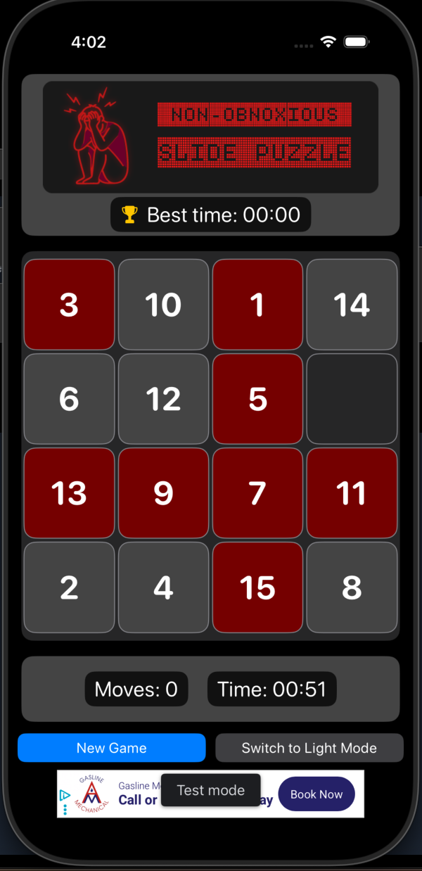 Slide Puzzle screenshot 1
