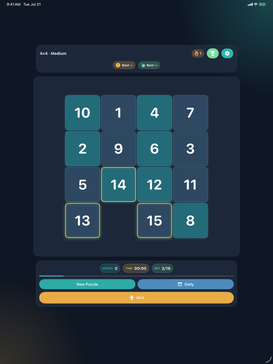 Slide Puzzle iPad 1